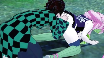 Tanjiro Mitsuri kanroji kimetsu no yaiba hentai videos have sex blowjob handjob horny and cumshot gameplay porn uncensored... Thereal3dstories..2