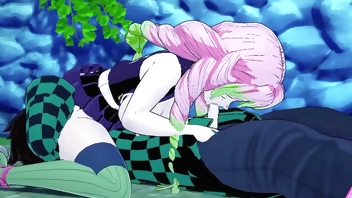 Tanjiro Mitsuri kanroji kimetsu no yaiba hentai videos have sex blowjob handjob horny and cumshot gameplay porn uncensored... Thereal3dstories..3