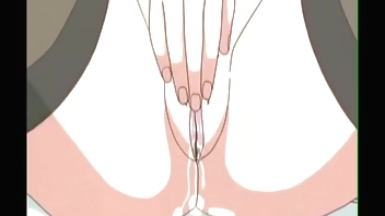 Anime maid masturbates and gets wet