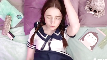 Made a student cunnilingus then fucked