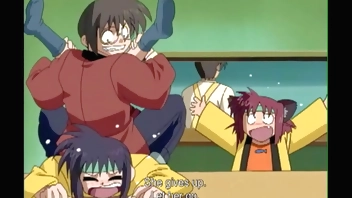 Hentai fantasy scene with on campus mystery