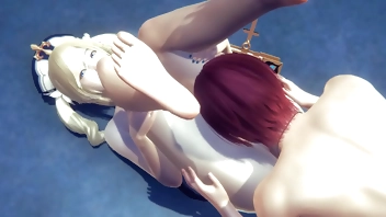 Genshin Impact Hentai - Barbara Hard Sex full - Japanese Asian Manga Anime Film Game Porn