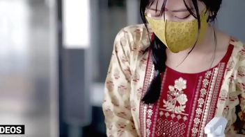 Indian Poor Little Maid ,Saanvi Bahl worked at the Office before Her Boss Fucked