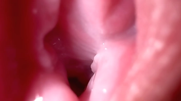 Close up wide pussy spreading and Dirty talk