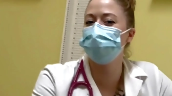 Bulge Buster Doctor Stares at Cock