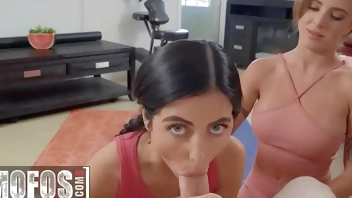 Today Is A Cheat Day For Theodora Day & Lumi Ray Thats Why They Are Fucking Their Personal Trainer Anthony - MOFOS