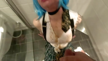 POV Rough facefuck with lots of vomit