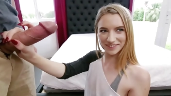 18yo Amateur Girl in her First Time with a Huge Cock — BreakingTeens