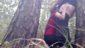 We hid under a tree from the rain and we had sex to keep warm - Lesbian Illusion Girls