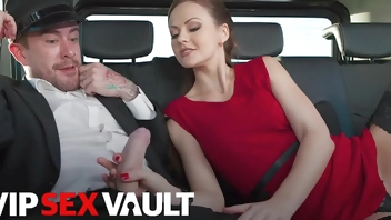 British Beauty Tina Kay Hot Fetish Fuck In The Van With Driver - VIP SEX VAULT