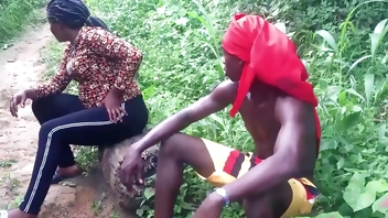 VILLAGE WHORE GOT BONED BY BIG BLACK LONG DICK - Amateur Ebony Village Slut Collect it on missionary journey