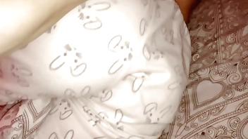 He Wanted To Hide His Stepsister And Fucked Her Wet Pussy A Little And Came On Her Ass