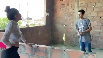 My neighbor helps me with electricity damage and I THANK HIM WITH SEX