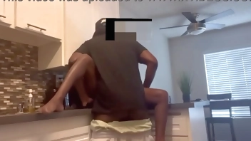 Fuckin Her Raw In The Standing Cowgirl Position