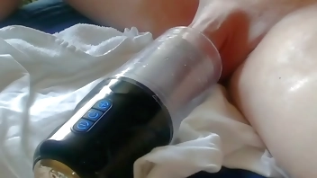 Sex toy fucked and sucked my soul with my cum