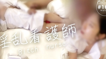 【淫乱看護師】「アナルも舐めます…！お医者さんの性欲処理に使って下さい」髪の毛を掴み射精されるナース【フル動画はメンバーシップへ】