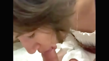 I sucked his big cock and he cum in my mouth, a lot of sperm!!!