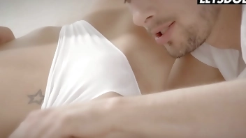 FREE FULL VIDEO - Czech Babe Sarah Kay Lets BF Dominate Her Pussy Passionately Using His Mouth & Dick - WHITEBOXXX