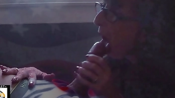 All American Granny Blowjob