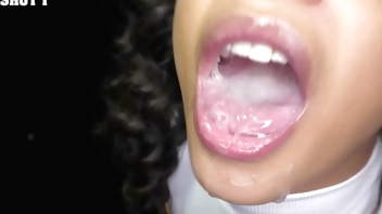 Damn girl, you think 10 cumshots is enough?