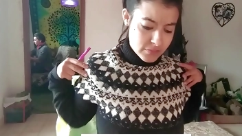 Horny stepsis fucks stepbro by surprise, hidden cam