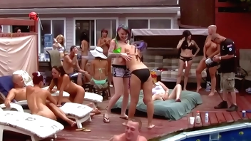 Wild fucking pool party