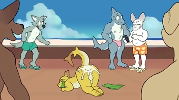 Sexo com amigo na praia[Ventes]