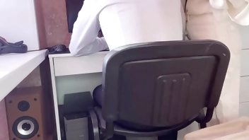 Teacher seduced her student (dirty talk)