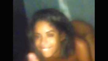 I took the hottie in the camp and I came inside her pussy