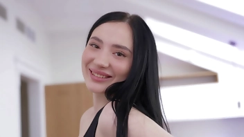 First Anal casting with 19yo babe ! Young and Old Italian ( crooked face )