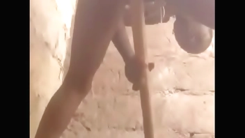 African girl stick fuck