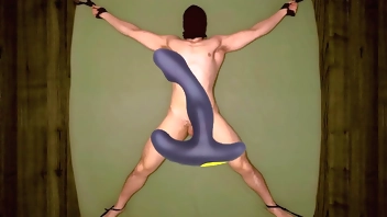 RUTHLESS P-SPOT EDGING - PROSTATE VIBRATOR FOR HELPLESS GUY