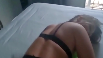 Fucking all over the house I get dick through my mouth and pussy