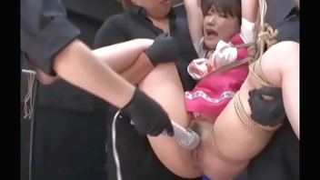 Sensational BDSM Action For Hot Group As Three Men Take On A Sweet Succulent Japanese Teen With Magic Wand Vibrators And Rope Bondage