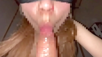 【スマホ撮影】個人撮影完全素人　濃厚フェラ 主観 ドアップ＋イマラチオ 口内射精　ドM主婦調教日記⑤