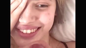 CHEATING LATINA GETS MY BWC FACIAL WHILE ON THE PHONE WITH HER BF