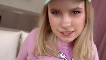 Hard Anal for Flexy 18yo Girl with Gape and Cum in Mouth VG209