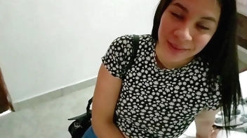 JEALOUS COLOMBIAN STEPSISTER FOLLOWS ME TO THE HOTEL WHERE I'M STAYING SO I CAN FULFILL HER FANTASY OF FUCKING HER IN THE ASS BECAUSE HER BOYFRIEND DOESN'T FUCK HER- PORN IN SPANISH-