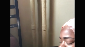 LITTLE SHY EBONY STEPSISTER SUCKING ME FAST AND NASTY (CumShot)