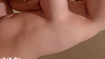 Hot massage to couple in hotel, creampie, cum in mouth [full vid available] - Carlo Duro