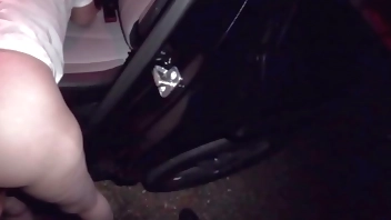 Cute 18 year old Gets Fucked By BBC in the back of a car