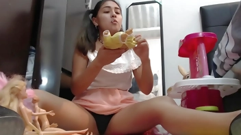 My innocent virgin her friend sucks my husband's big cock for the first time thinking it was a popsicle on the threesome