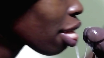 BJ until i cum inside her mouth ending with a good fuck, cum twice loads of Cunt