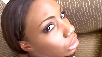 Ebony Mahlia Milian's Extremely Closeup Pussy Fucking