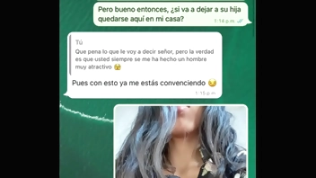 I had a hot whatsapp chat with my best friend's stepdad and we ended up fucking - Tara Rico