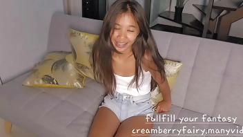 Petite Gf got 3 cocks