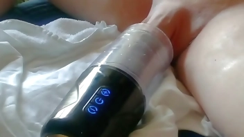 Sex toy fucked and sucked my soul with my cum