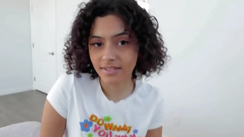 Stepsister Dani Diaz learning how to be a girlfriend material from her stepbrother Rion