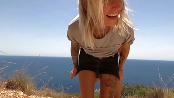 Polish couple fucks in front of other turists!!!