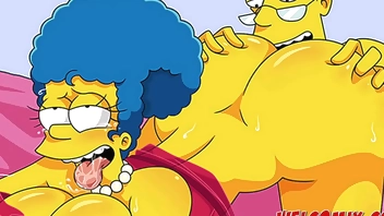 Fucking the hot neighbor! The neighbor's love - The Simptoons